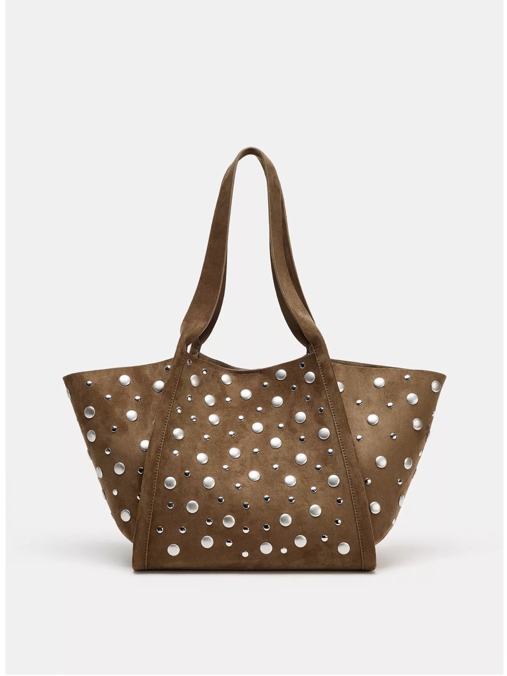 🔸NWT🔸Zara Studded Suede Handbag